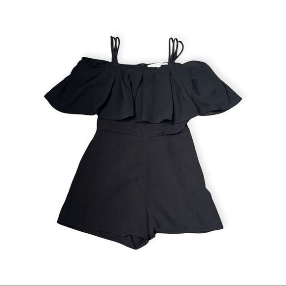 After Market Black Multi-strap Romper - Picture 1 of 5